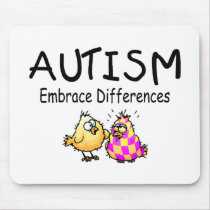 Embrace Differences (2 chicks) Mouse Mat