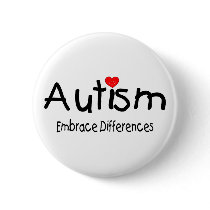 Embrace Differences (Happy Heart) Buttons