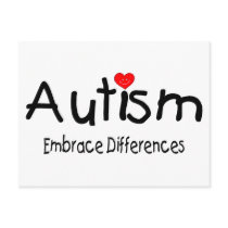 Embrace Differences (Happy Heart) Postcards