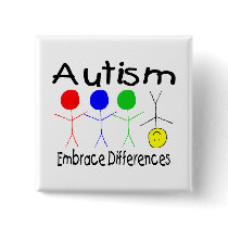 Embrace Differences (People) Button