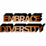 Embrace Diversity (Brown) Photo Sculpture