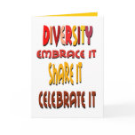 Embrace Diversity Greeting Card