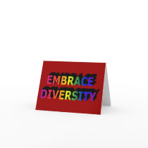 Embrace Diversity Notecard