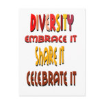 Embrace Diversity Postcard