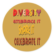 Embrace Diversity Sticker