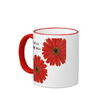 Embrace Happiness Daisies Mug