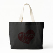 Embrace Love Tote Canvas Bag