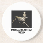Embrace The Centaur Within (Skeleton) Beverage Coaster