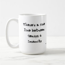 "Embrace the crazy" coffee mug