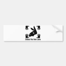 Embrace Your Inner Llama Bumper Sticker