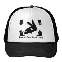 Embrace Your Inner Llama Mesh Hat