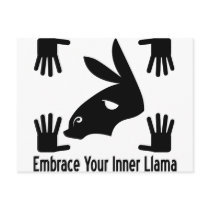 Embrace Your Inner Llama Post Card