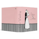 Embracing Couple Wedding Album binders