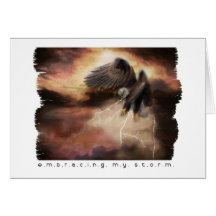 Embracing My Storm Greeting Card