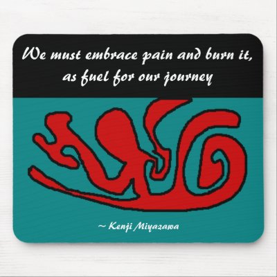 EMBRACING PAIN - mousepad by Horseshoes3
