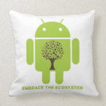 Embrassez l'écosystème (l'arbre de Droid Brown d'i Coussin