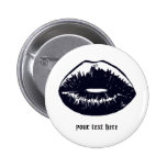 Embrassez-moi goth ! badge avec épingle