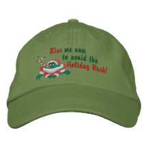 Embrassez-moi maintenant grenouille casquette de baseball brodée