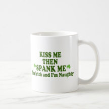 Embrassez-moi me donnent une fessée alors cadeau mug à café
