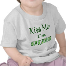 Embrassez-moi que je suis énonciation organique t-shirts