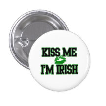Embrassez-moi que je suis irlandais, bouton de Jou Badges Avec Agrafe