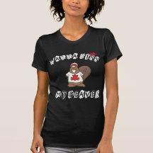Embrassez mon T-shirt de castor