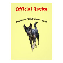 Embrassez votre chien intérieur de Catahoula de go Faire-parts