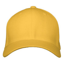 Embroider your own Gold Flexfit Wool Cap