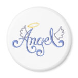 Embroidered Angel Fridge Magnets