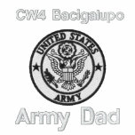 Embroidered Army Dad Emblem Polo2