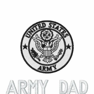 Embroidered Army Dad Emblem Polo by jbranam