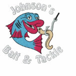 Embroidered Bait & Tackle embroidered shirts