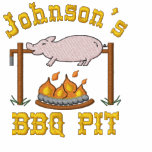 Embroidered BBQ Pit Polo