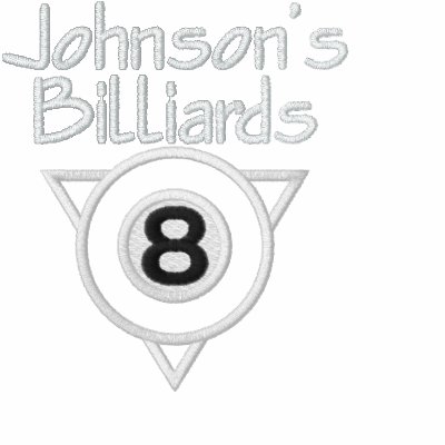 Embroidered Billiards Embroidered Shirt by ThreadHeadLTD