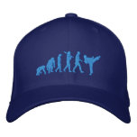 Embroidered Blue Belt Martial Artists Karate Cap Embroidered Baseball Cap
