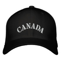 embroidered CANADA hat Embroidered Hat