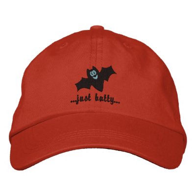 Embroidered Cap for Halloween Baseball Cap by Stitchbaby
