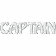 Embroidered CAPTAIN shirt - CUSTOMIZABLE Embroidered Shirt