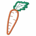 Embroidered Carrot Tees - Customizable