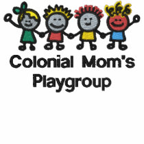 Embroidered Colonial Mom's Member T-Shirt