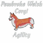 Embroidered Corgi Agility Embroidered Shirt
