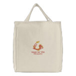Embroidered Dragon Tote Bag embroidered bags