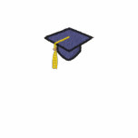 Embroidered Graduation Cap Customizeable Polo embroidered shirts