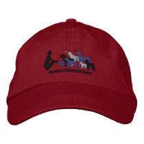 Embroidered Grey Logo Cap