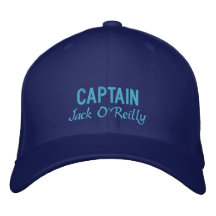 Embroidered Hat de capitaine personnalisé Chapeau Brodé