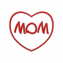 Embroidered m Heart
