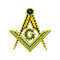 Embroidered Masonic Square and Compass Polo Shirt