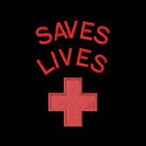 Embroidered Medical Lifesaver saves lives embroidered shirts