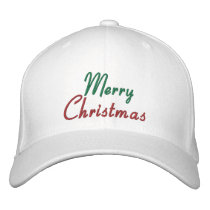 Embroidered Merry Christmas Cap Embroidered Hats