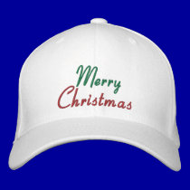 Embroidered Merry Christmas Cap embroidered hats